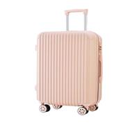 YGDYFDC Durable Luggage 20-inch Trolley Suitcase Ins Women's 26-inch Strong And Durable Thickened Suitcase Men's 24 Leather Suitcase Lightweight Luggage(Pink,20in)