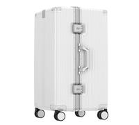 YGDYFDC Durable Luggage 32-inch Suitcase, Multi-Functional Aluminum Frame Trolley Case, Strong and Durable Luggage Code Box 26-inch Lightweight Luggage(D,32in)