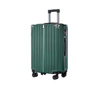 YGDYFDC Durable Luggage Fashionable Zipper Suitcase for Business Travel, Adult Trolley Case, Silent Universal Wheel Boarding Case Lightweight Luggage(Green)
