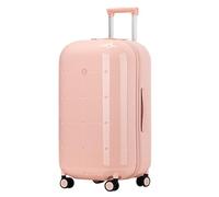 YGDYFDC Durable Luggage Large Suitcase, Multifunctional Password Box, Male and Female Student Suitcase, Universal Wheel Boarding Box Lightweight Luggage(Pink,26IN)