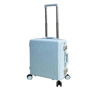 YGDYFDC Durable Luggage Luggage Suitcase for Men and Women 24-inch Boarding Code Box Trolley Case Aluminum Frame Side Hook Suitcase Lightweight Luggage(Blue,28in)