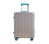 YGDYFDC Durable Luggage Luggage Suitcase for Men and Women, Lightweight Coded Sturdy Suitcase, Universal Wheel Luggage Trolley Case Lightweight Luggage(Silver,20in)