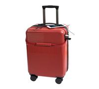 YGDYFDC Durable Luggage Multifunctional Front-opening 20-inch Boarding Suitcase, Small Lightweight Trolley Suitcase, 24-inch Suitcase Lightweight Luggage(Rouge,20in)