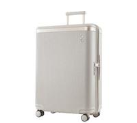 YGDYFDC Durable Luggage Wide Trolley Suitcase Women's Universal Wheel Small Lightweight Boarding Case 24-inch Password Suitcase Lightweight Luggage(White,20in)