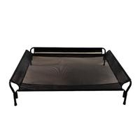 YGDYFDC Pet beds for Dogs Backrest Pet Camp Bed Medium And Large Dog Summer Breathable Mesh Elevated Dog House Pet Bed(L-110 * 77 * 30cm)