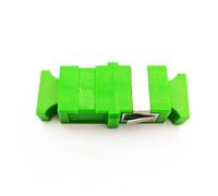 YGESZZAY 100PCS Optical Fiber Connector Simplex Triangle Cap Adapter SC A FTTH Connector Flange Optical Coupling - Reliable Fiber Optic Solutions(Without-Ears)