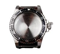 YGFBLSZ Case for NH35/36 Movement, Acrylic Domed Crystal, Aluminum Bezel, 120 Rotation increments, 5 ATM Water Resistance, 1 Strap.,1