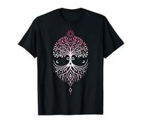 Yggdrasil for Couples Norse Love Symbol with Heart and Moon T-Shirt