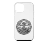 Yggdrasil Norse World Tree Sacred Mythology Line Art Case for iPhone 12 mini
