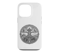 Yggdrasil Norse World Tree Sacred Mythology Line Art Case for iPhone 13 Pro