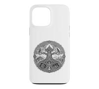 Yggdrasil Norse World Tree Sacred Mythology Line Art Case for iPhone 13 Pro Max