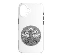 Yggdrasil Norse World Tree Sacred Mythology Line Art Case for iPhone 16