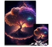 Yggdrasil The Tree of Life Jigsaw Puzzles 1000 Pieces for Adults cardboard Jigsaw Puzzles for Teenagers & Teens, Ideal Birthday 26X38CM/10.23x14.96inch