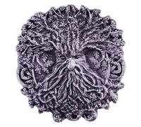 Yggdrasil World Tree of Life Ent Face Norse Viking God Odin 2.1" Enamel Pin Badge