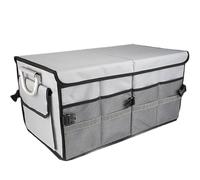 YGHJYTF Car Boot Organiser for BUICK Encore 2013-2023, Durable Collapsible Adjustable Compartments Cargo Storage Organizer Bag,C-Grey