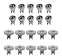 YGHSZ 20 PACK Dishwasher Wheel for Upper and Lower Basket, Universal Replacement Parts Accessories for Zanussi A-EG El-ectrolux Dishwasher Cutlery Basket Rollers