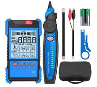 YGiTK Cable Tester PoE & NCV | Multifunction Network Cable Tester with LCD | Cable CAT5 CAT5e CAT6 Cat7 Cat8 Wire Tester | Test Length Measurement for Network Cable