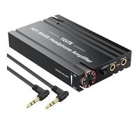 YGiTK Professional 16-600Ω Headphone Amplifier with Bass Boost, Portable HiFi Earphone Amplifiers, Gain Switch Bass Volume Adjust, Rechargeble Headphone Amp 3.5mm Jack for Phones, iPad, MP3, MP4