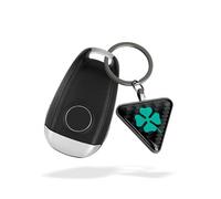 YGJJG Universal Car Carbon Fibre Four Leaf Clover Key chain Compatibel With Alfa Romeo Giulia Stelvio 159 Brera 147 156 Giulietta Tonale Accessories