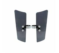 YGJRXF Motorcycle Fork Deflectors Windscreen Universal For ABS Plastic Clear/Black