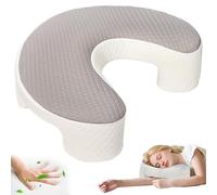 YGJT Side Sleeper Pillow with Armhole, Memory Foam Neck Pillow for Side Sleepers, Pressure Relief for Shoulders and Arms, Ergonomic Neck Pillow, Arm Pillow for Back and Stomach Sleepers