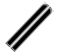 Ygjuetd Car Hood Decal,Car Sport Stripe Sticker,Car Decoration Accessories,for Ford Ranger T9 Raptor Wildtrak XLT,A-Black