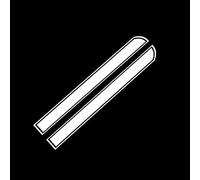 Ygjuetd Car Hood Decal,Car Sport Stripe Sticker,Car Decoration Accessories,for Ford ST Focus Mondeo Fiesta Ecosport,C-White