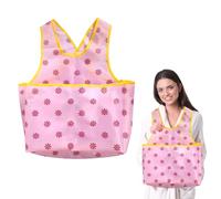 YGKYMVW Clothes Drying Apron, Portable Thicken Clothes Drying Apron Sleeveless Laundry Tabard, Waterproof Garden Smock Large Pocket Kitchen Dishwashing Tabard for Women Men Kitchen Clothes