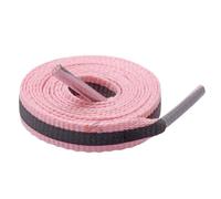 YGLEEULI 1 Pair Flat Reflective Runner Shoe Laces Safety Luminous Glowing Shoelaces Unisex for Sport Basketball Canvas Shoes Replacement Shoestrings(Pink)