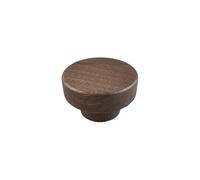YGLEEULI 20PCS Wood Furniture Handles Kitchen Door Knobs Cabinets Pulls Kitchen Pull Cabinet(Walnut-Knob)