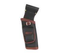YGLEEULI archery quiver Archery Hip Arrow Quiver Cowhide Leather Bag Right Hand Can Hold 20-30pcs Arrows for Bow Case Shooting(Brown)
