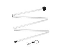 YGLEEULI awning poles Tent Rods Lightweight Canopy Pole Adjustable Length Outdoor Awning Support Foldable Beach Tents Parts for Backpacking Hiking Awning(2M flat tip)