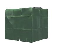 YGLEEULI Tank Cover 1000L IBC Tarpaulin Cover | Waterproof Tarpaulin with Zipper for Water Tank(Green)