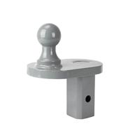 YGLEEULI trailer hitch ball 4" Offset Gooseneck Hitch Ball Extende For Flatbed Trailer RV Extender Turnover Heavy Duty Goos