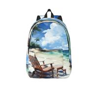 YGLHBDPBF Sketch Hawaii Print Backpack for Travel Classic Casual Canvas Daypack lightweight Laptop Satchel