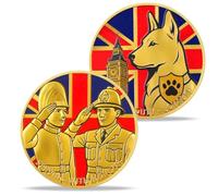 YGLLSSY Police Dog Challenges Coin Police Challenge Coins Law Enforcement Gifts Deputy Sheriff Gifts Police Academy Graduate Gifts