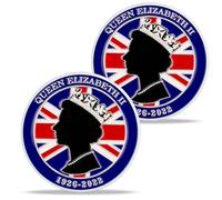 YGLLSSY Queen Elizabeth Ii Challenges Coins to Carry The Mission of Dignity with A Crown, Paying Tribute to The Monarch's Glory Forged Through Dedication from 1926 to 2022