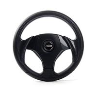 YGLONG Car Steering Wheel 13inch 330MM PVC Drifting Sport Racing Steering Wheel Auto Universal Flat Plate Steering Wheel Car Accessories Interior 12 (Color : Carbon fiber)