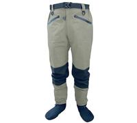 YGLONG Fishing Waders Waist Stockingfoot Wader 4-Ply Waterproof Breathable Wading Pants sturdy For Fly Fishing Hunting Kayaking Clothing(Light Green Black,XS)