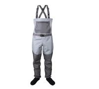 YGLONG Fishing Waders Waterproof Fishing Chest Wader for Men Women Ultra Breathable Lightweight Comfort Stockingfoot Hip Wader(L)