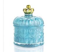 YGLONG Jam Jars Decorative Glass jam Jars with Lids Crystal jam Candy Storage Bathroom Jar Wedding Decor Gift(Blue2)
