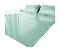 YGMNQAL 3pcs Machine Washable Summer Ice Silk Mat Set, Soft, Breathable And Non-stuffy, A Must-have Bedding For The Family(Green,150x200cm 3pcs)