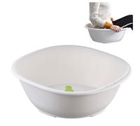 YGMXZL Extra Wide Sitz Bath for Women - Postpartum Recovery & Hemorrhoid Relief | Large Non-Slip Basin for Comfortable Soaking | Perineal Care, Vaginal Healing (White)