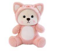 YGMXZL Teddy Bear Stuffed Animal,Ultrasoft Stuffed Animal Toy with Hat,Cute Fat Bears Animals-Lovely Gift for Girls, boys,Girlfriend (Pink, 26cm/10.2inch)