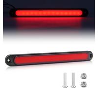 Ygmylandbb LED Third Brake Light, 24V High Mount Stop Lamp, Red LED Brake Light Bar, Universal Fit for Cars, SUVs, and Trucks, 1pcs (Flowing Red Light)