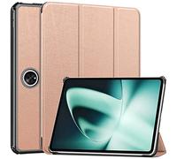 YGoal Case For OnePlus Pad 11.6, Premium PU leather Stand with Multi-angle Slim Folio Case Cover for OnePlus Pad 11.6 Inch, Rose Gold