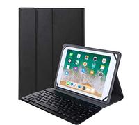 YGoal Keyboard Case for All 9-10.8 inch tablet including Vankyo MatrixPad S20, Slim Series Detachable Wireless Keyboard PU Leather Keyboard Stand Case Cover for Vankyo MatrixPad S20, Black