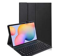 YGoal Keyboard Case for Lenovo Tab M10 Plus 3rd Gen, Slim Series Detachable Wireless Keyboard PU Leather Keyboard Stand Case Cover for Lenovo Tab M10 PLUS Gen 3 10.6 Inch TB-125F/TB-128F 2022, Black