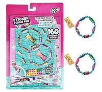 YgonziRuvc 1 Pack Set 2pcs Adhesive Wristband Collection Sticky Bracelet Set, Creative Adhesive Wristbands for Crafting Activities, Reusable Sticker Jewellery for Personalised Accessories