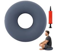 YgonziRuvc Donut Cushion, 2-Piece Set for Pressure Relief, Rubber Rings for Adults, Doughnut Cushion for Tailbone Pain, Office, Wheelchair, Travel, Includes Air Pump